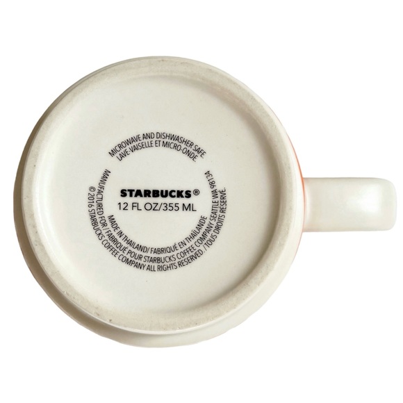 Starbucks Mug 2016 Foliage MCM Collectible Coffee Tea - Picture 4 of 5